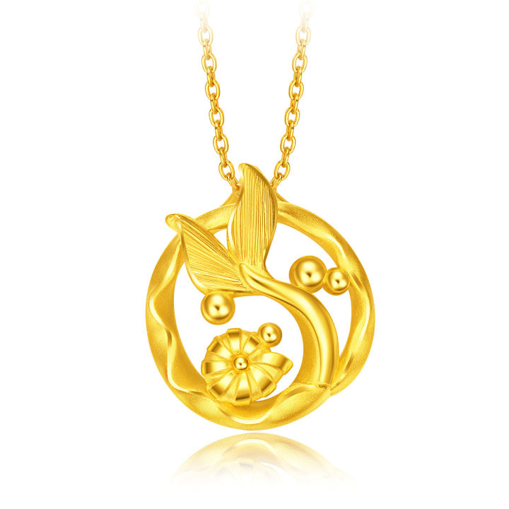 Pure gold store locket design