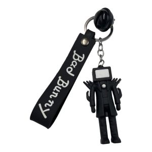 ￼[พร้อมส่ง]Skibidi พวงกุญแจชักโครก PVC ตุ๊กตา Camara Man Figure Skibidi Toilet Tv Man จี้ของเล่น สําหรับกระเป๋าเป้สะพายหลา