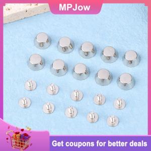 【MPJow】 10sets Metal Bag Legs Bottom Rivets For DIY Leather Studs Bag Wear Protection Rivets For Bag Bottom Bag Belt Accessories
