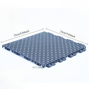 Grid Non Slip Bath Mat Splicing Floor Mat Plastic Matting Car Wash Room Floor Mat for Bathroom