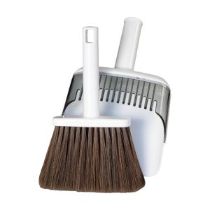 MAOMEI Portable  Mini Broom Soft Bristles Handheld Mini Dustpan Brush Set General Cleaning Space-Saving Window Dusting Duster Household Tool