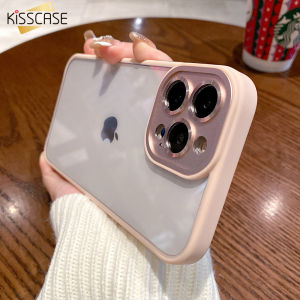 KISSCASE Ốp Cho iPhone 13 Pro Max Ốp Điện Thoại Bảo Vệ Toàn Diện Ống Kính Kim Loại Trong Suốt Sang Trọng Cho iPhone 13 12 11 Pro Max Iphone 13 12 11 Ốp Lưng Chống Sốc Khung TPU Bảo Vệ Ống Kính Kim Loại