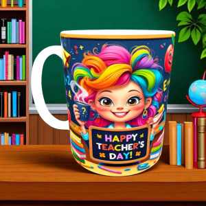 PRINTBLESS Happy Teachers Day Mug with Box 11oz