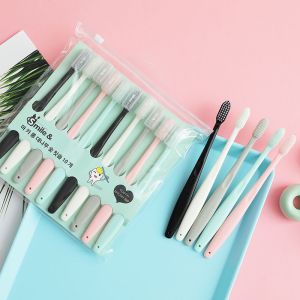 Set 10 bàn chải đánh răng xuất nhật/ bàn chải than tre hoạt tính-HAUSE