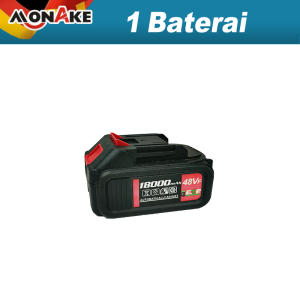 MONAKE New Baterai Litium 21VF 36VF 48VF 88VF Li-Ion Baterai bor Electric Drill Cordless Battery Rechargeable High Quality