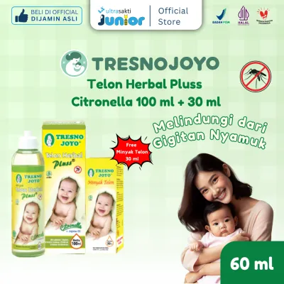 TRESNO JOYO TELON HERBAL PLUS CITRONELLA 100 ML BONUS 30 ML