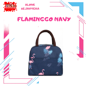 [ALONK.S]  [FREE ICE JELLY] NEW TAS BEKAL ANAK / LUNCH BAG SEKOLAH FLAMINGO