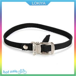LOKIYA 1 chiếc dây đeo bàn đạp dây đeo chân xe đạp dây đeo kẹp ngón chân xe đạp màu đen