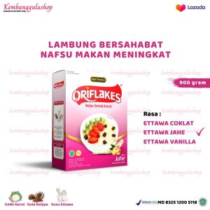 ORIFLAKES Sereal Umbi Garut sereal sarapan sehat