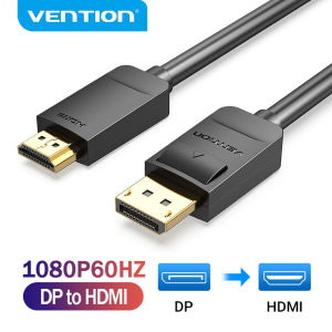 Vention Displayport HDMI Cable Display Port HDMI Cable 3M 2M 1.5M 1080P DP to HDMI Adapter for Monitor HDTV Projector