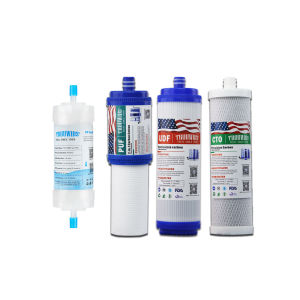 3 Stage Water Filter Replacement 10 Inch Filter Element Complete Set 4PCS