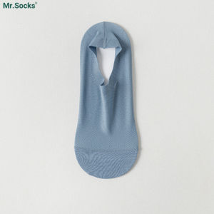 Tất tàng hình nam Mr.Socks có mặt lưới thoáng khí chất liệu cotton cao cấp hút ẩm êm chân HAILUOI-PO-3019