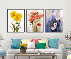 Tranh treo tường khung gỗ KÈM QUÀ TẶNG SALE KỊCH SÀN tranh canvas phòng khách