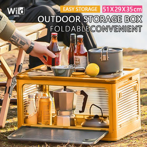 Outdoor storage box folding storage box storage box folding transparent outdoor home clothing storage multi-function