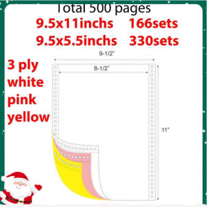 2/3/4 PLY continuous forms computer printing carbonless 9.5"*11"/9.5"*5.5" for dot Matrix printer
