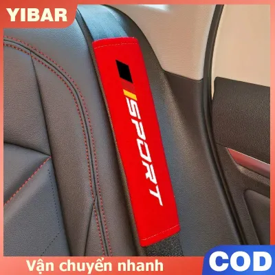 YIBAR 1 chiếc đệm dây an toàn ô tô mềm mại thoải mái đệm dây an toàn cá tính thời trang thích hợp sử dụng trên xe.