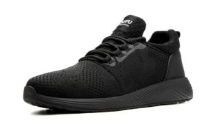 QINHUIZE Fashion new steel toe work safety shoes Lightweight breathable smash-proof puncture-insulated protective shoes men