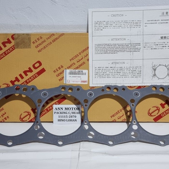 PACKING HEAD GASKET CYLINDER HEAD HINO LOHAN 500 J08C 11115E0200