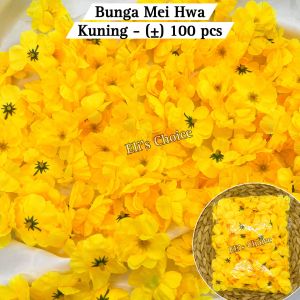BUNGA MEIHUA ISI 100 KELOPAK WARNA WARNI / BUNGA SAKURA / BUNGA SUYOK / BUNGA MEIHWA DEKORASI IMLEK