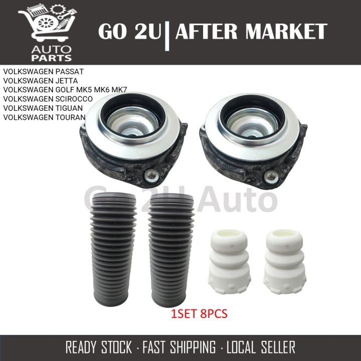 Febi Bilstein Front Strut Mounts & Bearings (Pair) For VW Audi Seat Skoda - 1K0412331B