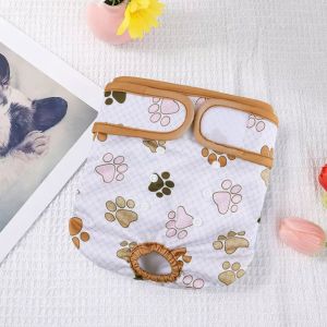 NOBLELYN Breathable Pet Dog Diaper Adjustable Leak Proof Puppy Nappies Comfortable Reusable Period Panties Dog