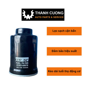Lọc Dầu Lọc Nhiên Liệu Diesel Xe Ford Ranger Everest Đời 2003-2011 Xe Nâng TOYOTA...Hàng Protech ( Mã: 23303-64010)