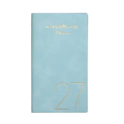 GIORGIONE A6 2027 Schedule Planner Notepad Wear-resistant English To-do List Notebook Academic Weekly Agenda Portable Personal Schedule Journal School Office Supplies