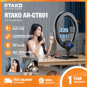 RTAKO New Ring light without stand 45CM diameter stereoscopic light stand 96 honey comb lens beads ringlight 4000 lumens transmittance 170° astigmatism
