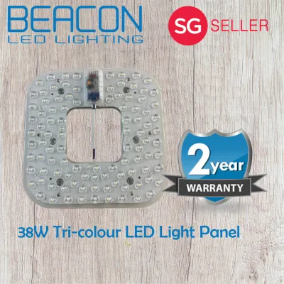 BEACON LED light 16/38/48W LED Magnetic Panel Light / Ceiling Light Panel / LED Light Plate / Ceiling Lamp Source - Easy Replace up to 2 years warranty