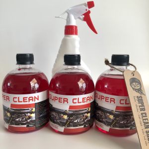 [COMBO 3 BÌNH + TẶNG BÌNH XỊT] Dung dịch tẩy rửa không chạm LỐC MÁY ĐẦU BÒ GẦM MÁY Super Clean SIÊU SẠCH | dùng cho Xe MÁY Ô TÔ0