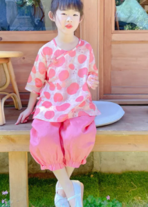 KYII Girls suits children Casual summer two Set ky22135