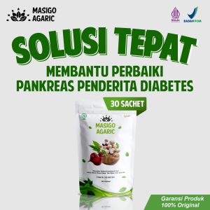 masigo agaric solusi tepat penurun gula darah kemasan 30sachet