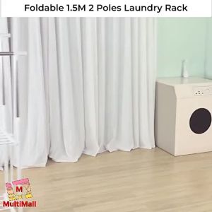 Laundry Rack 1.5M No Installation Clothes Rack Clothes Drying Rack outdoor laundry rack