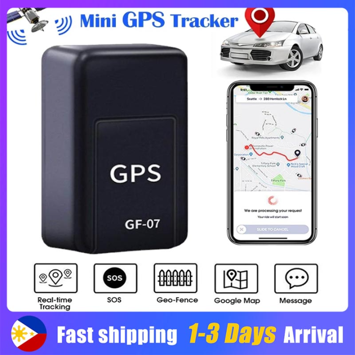 Mini GF-07 GPS Car Tracker Positioner Car Motorcycle Real Time for Vehicle  Pets Children Anti-lost Locator Portable GPS Tracker