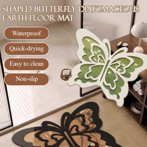 【One Flush And ItS Clean】Diatomite Absorbent Mat Foot Mat/Quick And Dry Ancient Style Foot Mat /Ultra Absorbent Mat /Water Absorption Nonslip Floor Mat/Abrasion Resistance Invisib