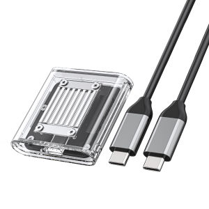 ORICO Mini 2230 M.2 SSD Case NVMe Enclosure 10Gbps M.2 to USB Type C Transparent External Adapter NVMe Enclosure for PCIe SSD