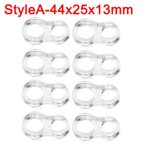 4/8PCS Safety Anti-collision Ring PVC Doors Handle Protection Punch-free Round Door Knob Bumper Walls Furniture Protector Pad