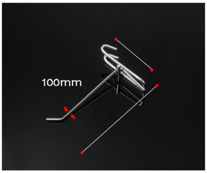 10Pcs Cantolan Ram Besi / Ram Chrome Besi Hook Stick 10cm 15cm Bahan Besi Cantolan Ram