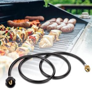 6 ft Propane Hose Adapter for Efficient Conversion of 1lb to 20lb Tanks Perfect for Camping Barbecue Requirement