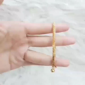 La Vienne - Veena - Gelang Rantai Tangan Titanium Wanita Anti Karat - Perhiasan Perempuan Elegan Mewah