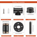 Handrails for Indoor Stairs for Stairs Steps,Metal Non-Slip Easy Install for Outdoor Indoor Stairs Porch Deck Hand Rail. 