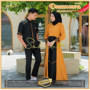 Gamis lebaran couple pasangan dewasa sarimbit gamis koko toyobo adem couple keluarga muslim syari