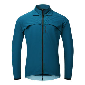WOSAWE Men Cycling Jacket Windproof Waterproof Breathable Detachable Sleeve Sports Bike Jersey