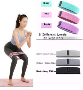 Muscle Club Hip Circle Fabric Resistance Bands Heavy Duty Booty Bands Glute Non Slip Fitness Yoga Band