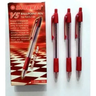 PEN / PULPEN SNOWMAN V5 0.7MM 1 LUSIN