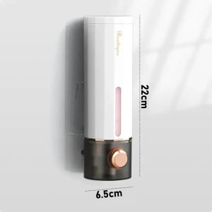 450ml Single Head Manual Press Soap Dispenser Wall Mounted Bathroom Hand Liquid Container Organizer TH