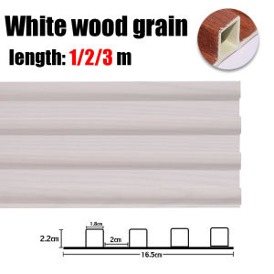 DUBOR 1/2m wide WPC Wall Panel - Waterproof & Eco-Friendly | Moisture-Proof Lightweight Panels | Easy Installation (Multiple Color)