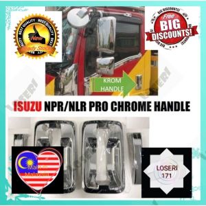 Loseri PREMIUM Chrome Truck Lorry KROM Isuzu NPR Pro Door Handle Cover Chrome Outside Handle Cover Krom 1Set 2Pcs Lori Chrome KROM Isuzu NPR Pro Penutup Pemegang Pintu Chrome Penutup Pemegang Luar Krom 1Set 2Pcs 鍍鉻卡車 CHROME Isuzu NPR Pro 鍍鉻門把手蓋鍍鉻外把手蓋 1 套