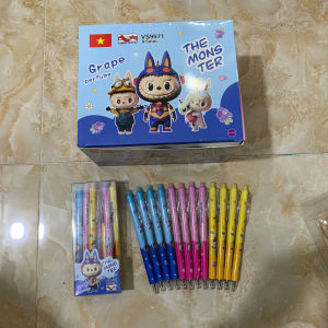 06 Cây Bút Gel Bấm Tẩy Xóa Được (Mực Xanh Tím) Đủ Mẫu VS9967 VS9971 VS9995 0.5mm