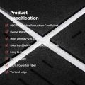 BEIYIN 12 Pcs Polyester Fiber Acoustic Insulation Panels 30x30x0.9cm Perforated Soundproof Padding,Sound Absorption Tiles Wall Noise Decoration for Home Studio/Offices/KTV/Gaming Rooms. 